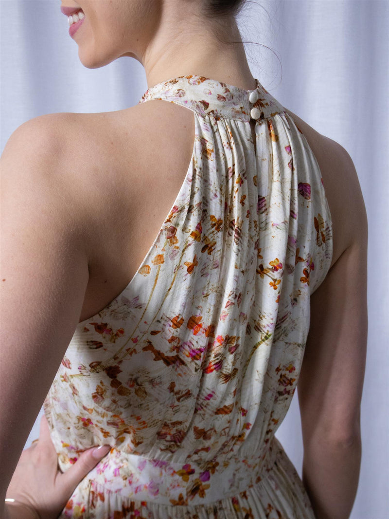 Riccovero Charmed Dress Cream Orange Sunset