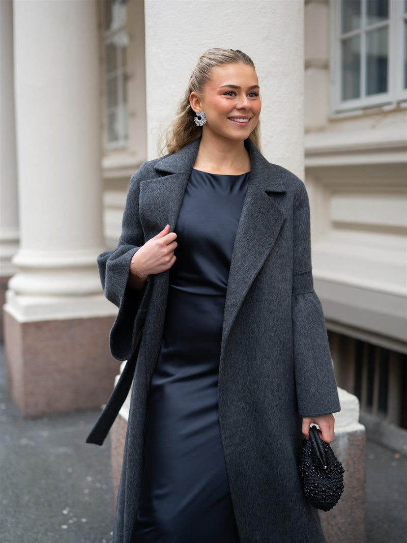 Ella&il Juli Coat Dark Grey