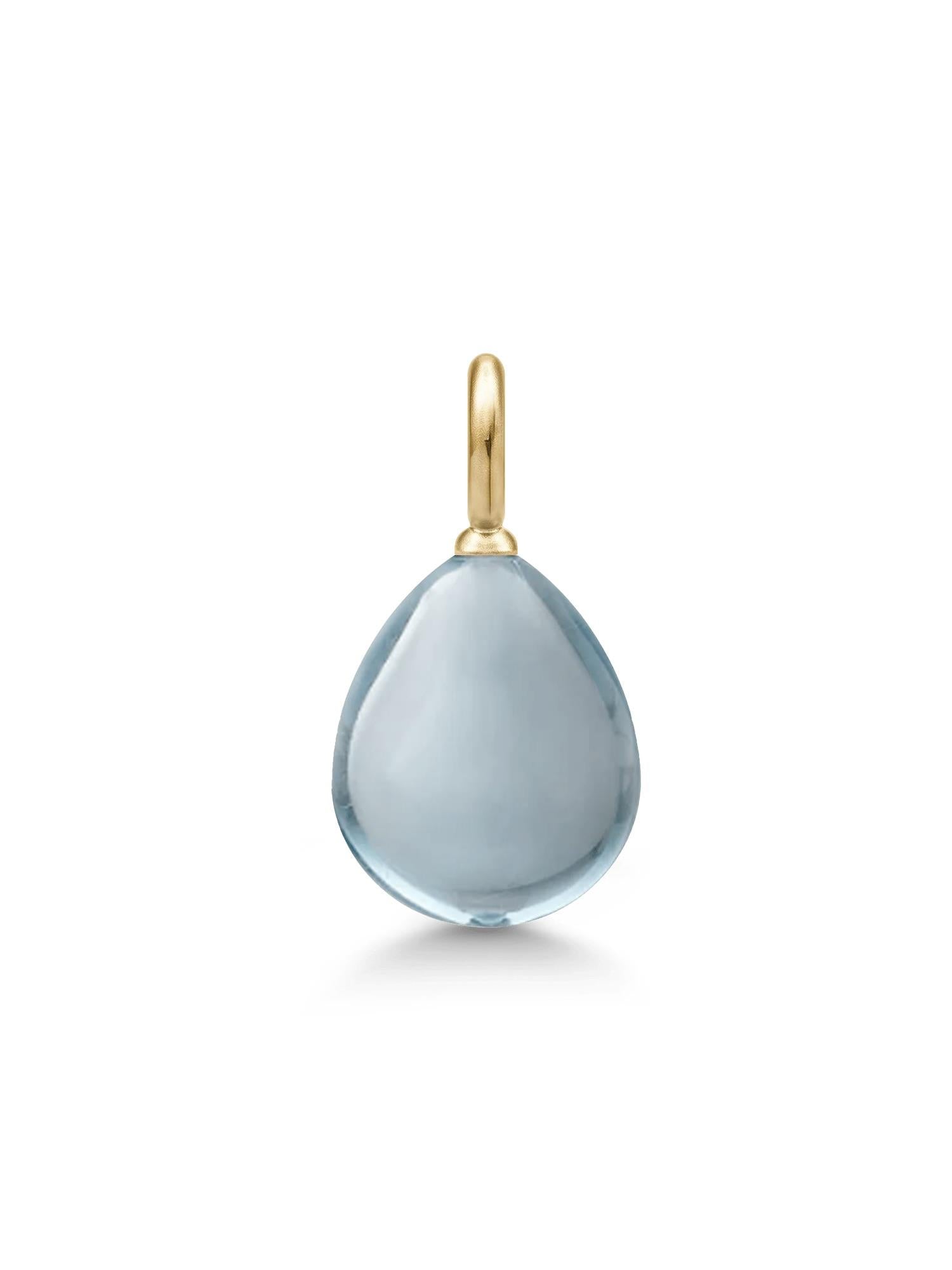 Julie Sandlau Prima Ballerina Ocean Blue Crystal Pendant