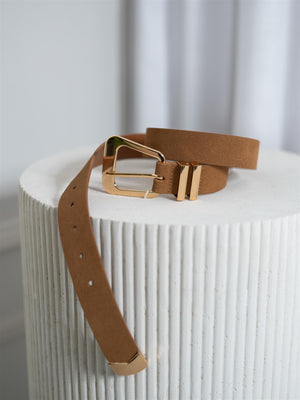 Camilla Pihl Bennett Belt Camel Gold