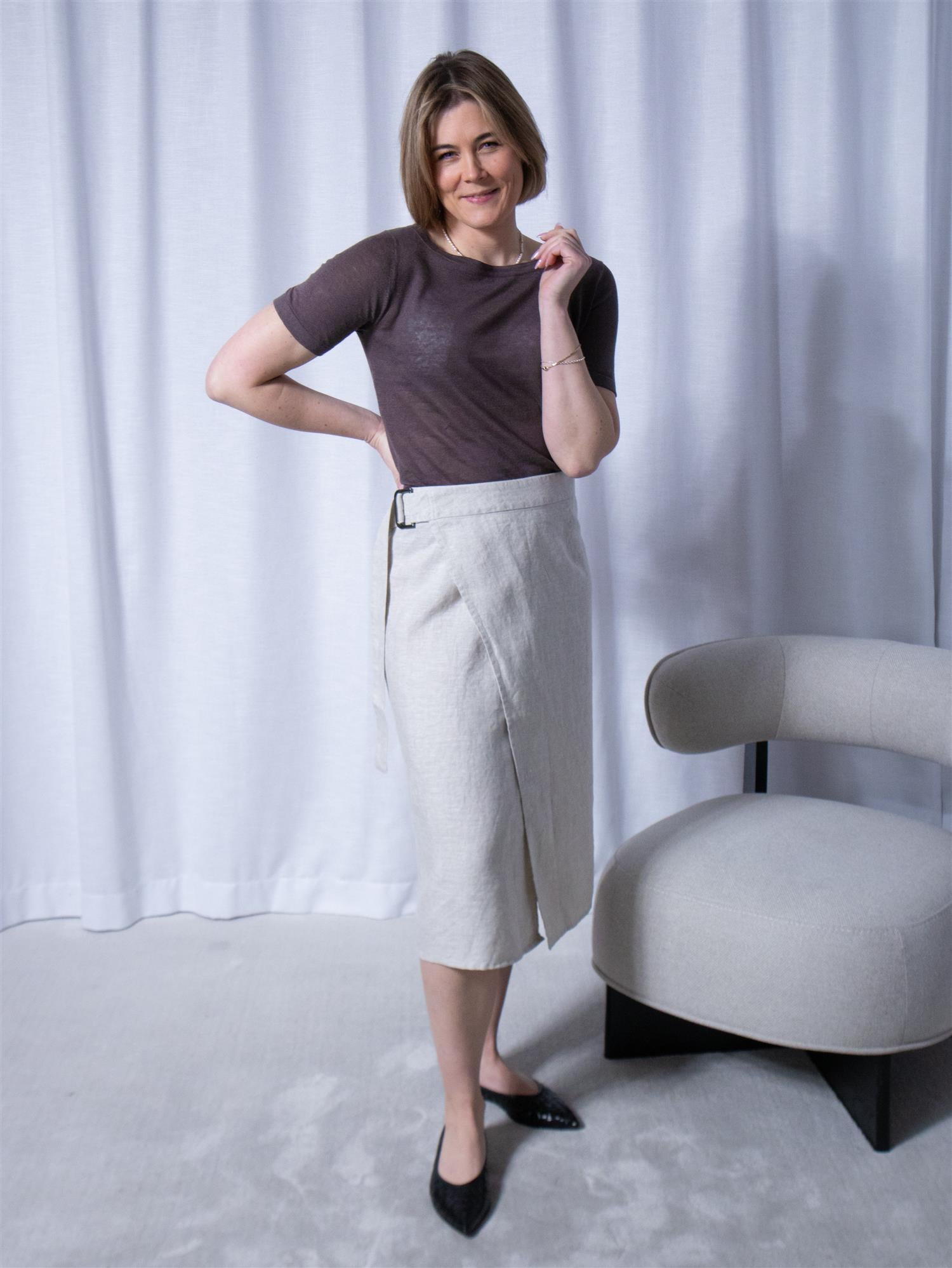 Sand Fedra Short Skirt