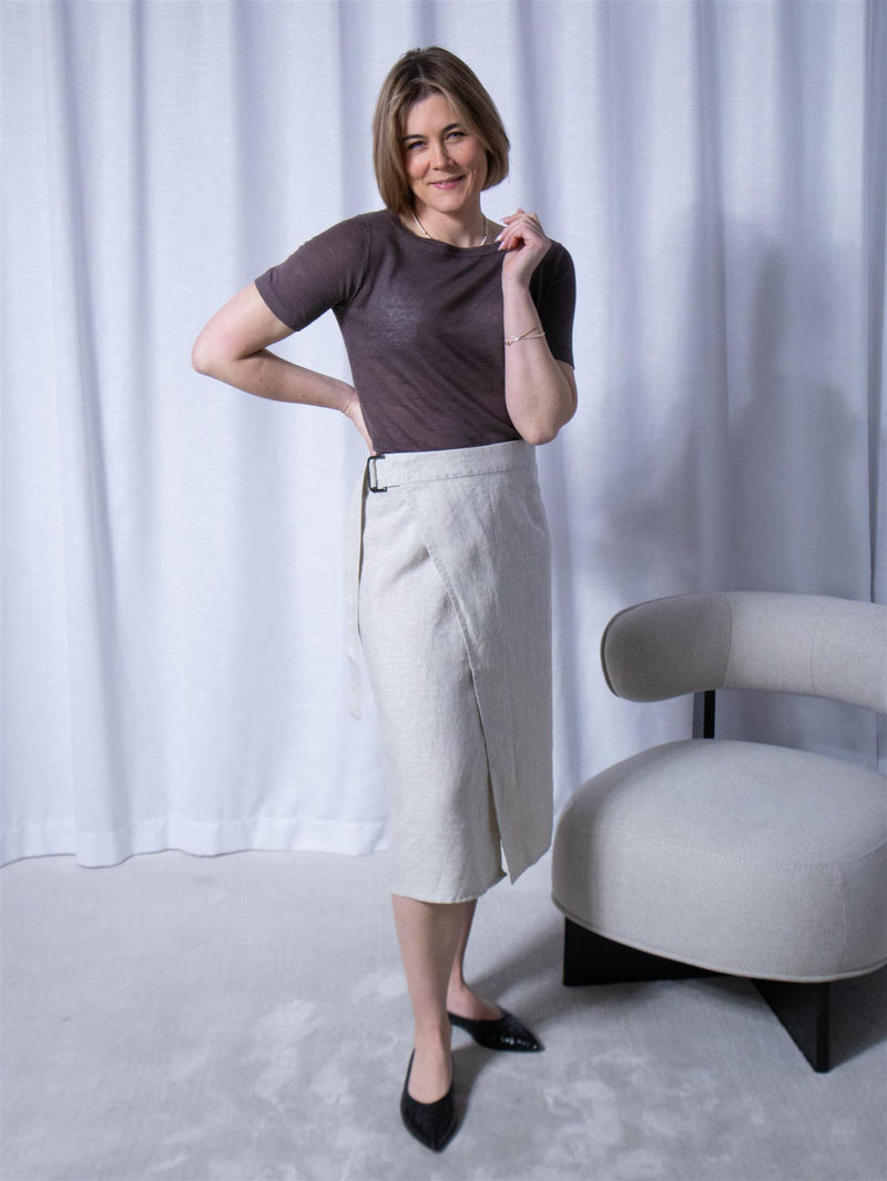 Sand Fedra Short Skirt
