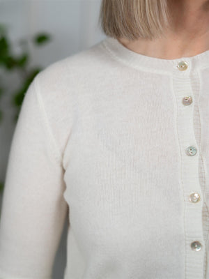 Dear Dharma Clara Cardigan Cream