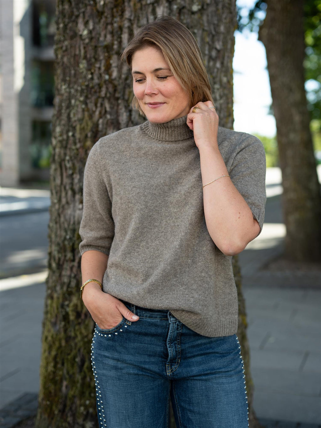 Stenströms Kinga Sweater Light Brown