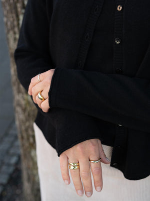 Dear Dharma Clara Cardigan Black