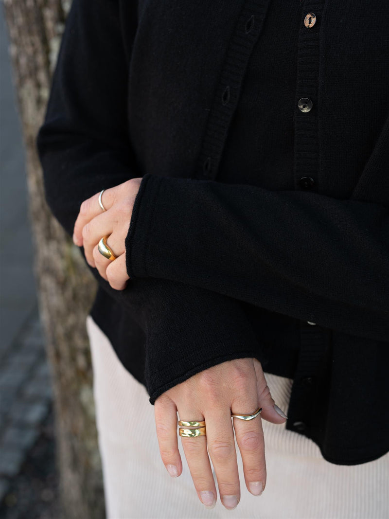 Dear Dharma Clara Cardigan Black