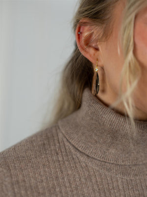 Davida Turtleneck Rib T-Shirt Mink