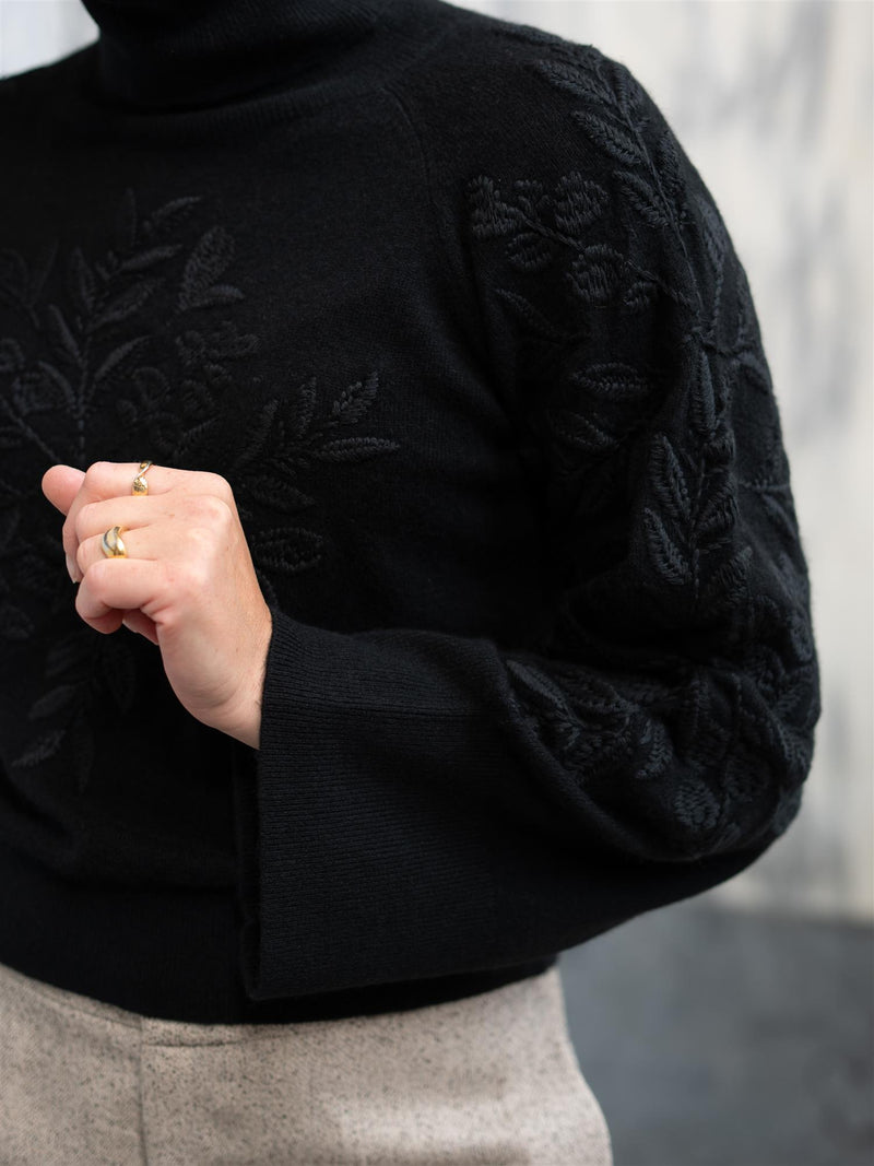 Ella&il Laurie Wool Sweater Black