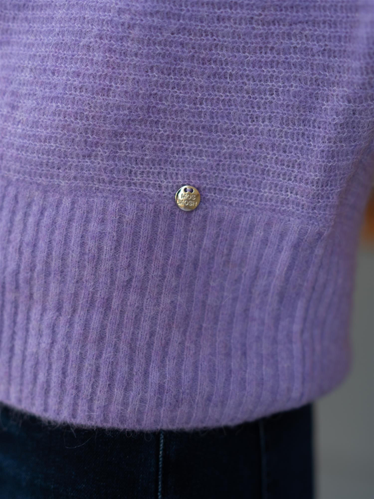 MMThora Boatneck Knit Violet Tulip