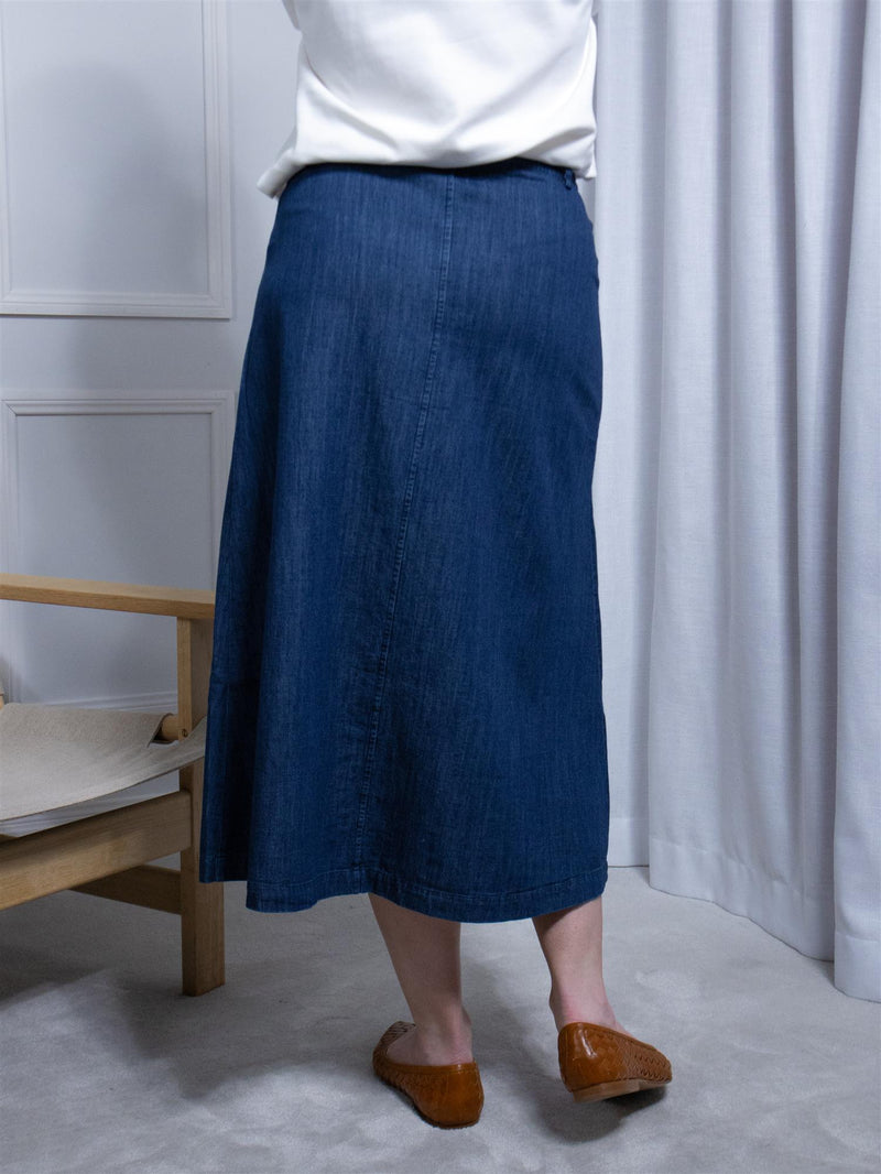 Stenströms Heidi Skirt Cargo Dark Indigo
