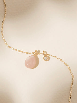 Julie Sandlau Elina Pendant Rosy Moonstone