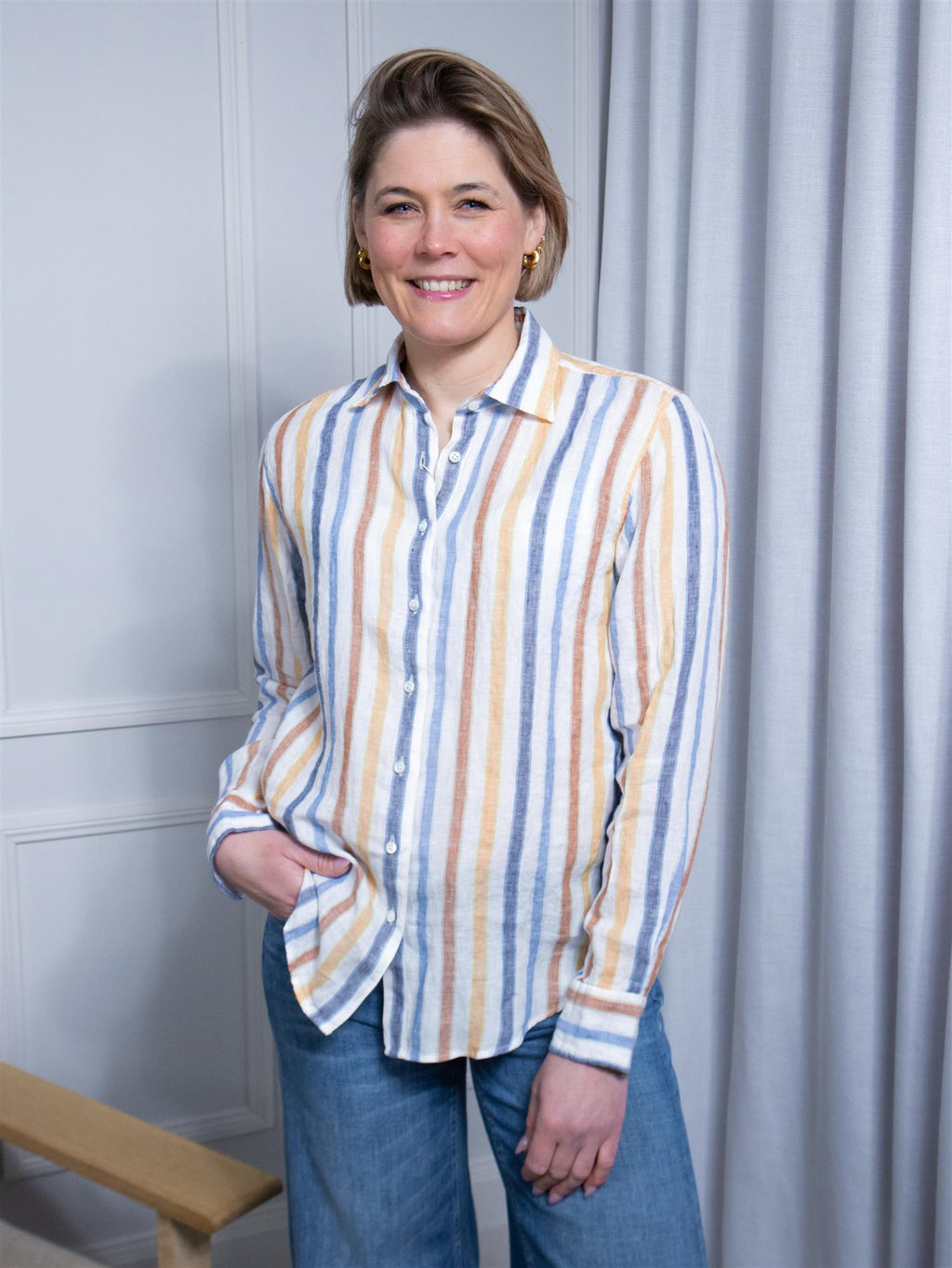 Stenströms Siri Shirt Multi Stripe
