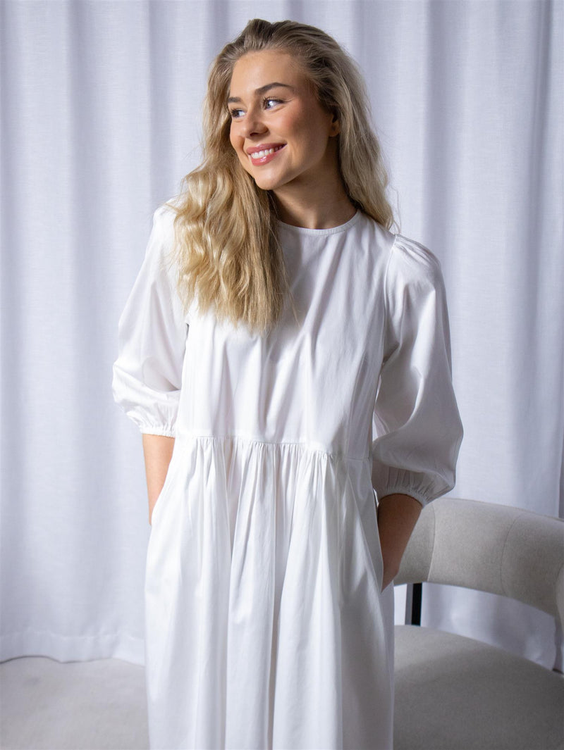 Ella&il Fie Cotton Dress White