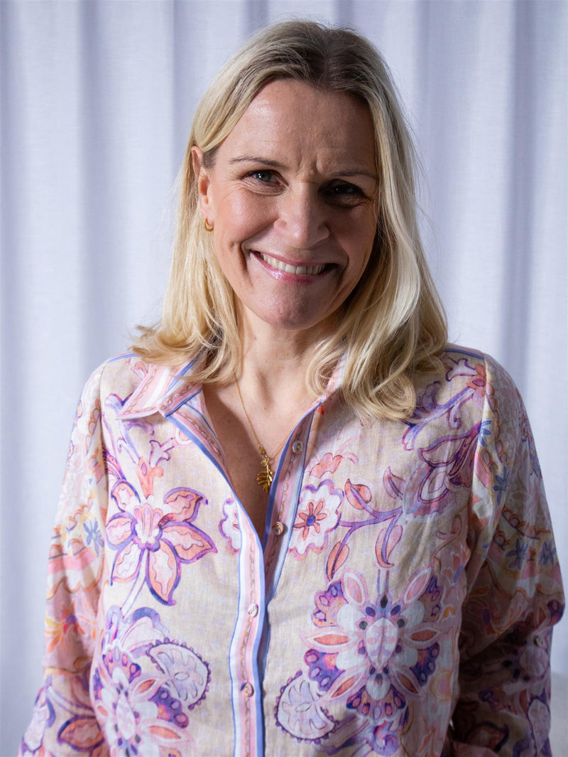 Hale Bob Nia Linen Blouse