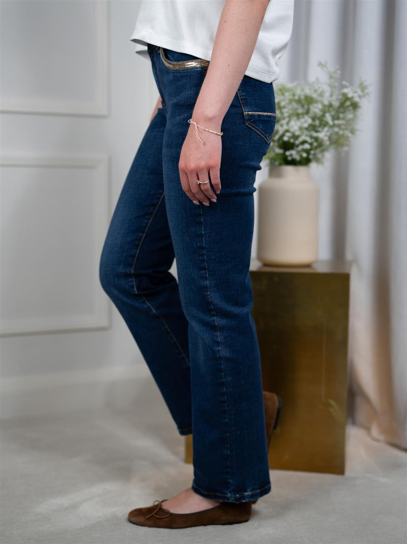 Mos Mosh Cecilia Perla Jeans Dark Blue