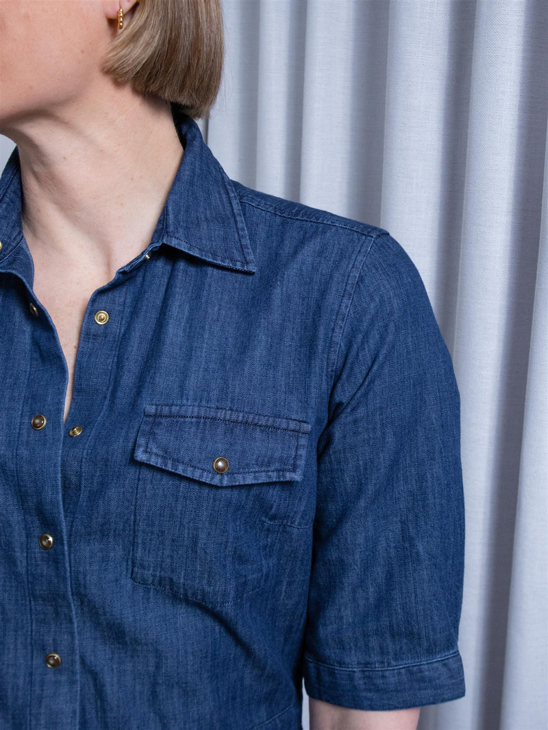 Stenströms Jolene Dress Dark Indigo