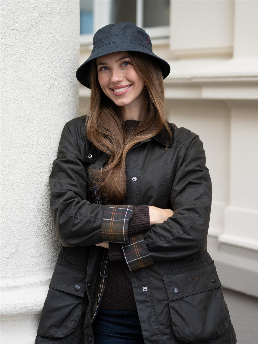 Barbour Wax Sports Hat Navy