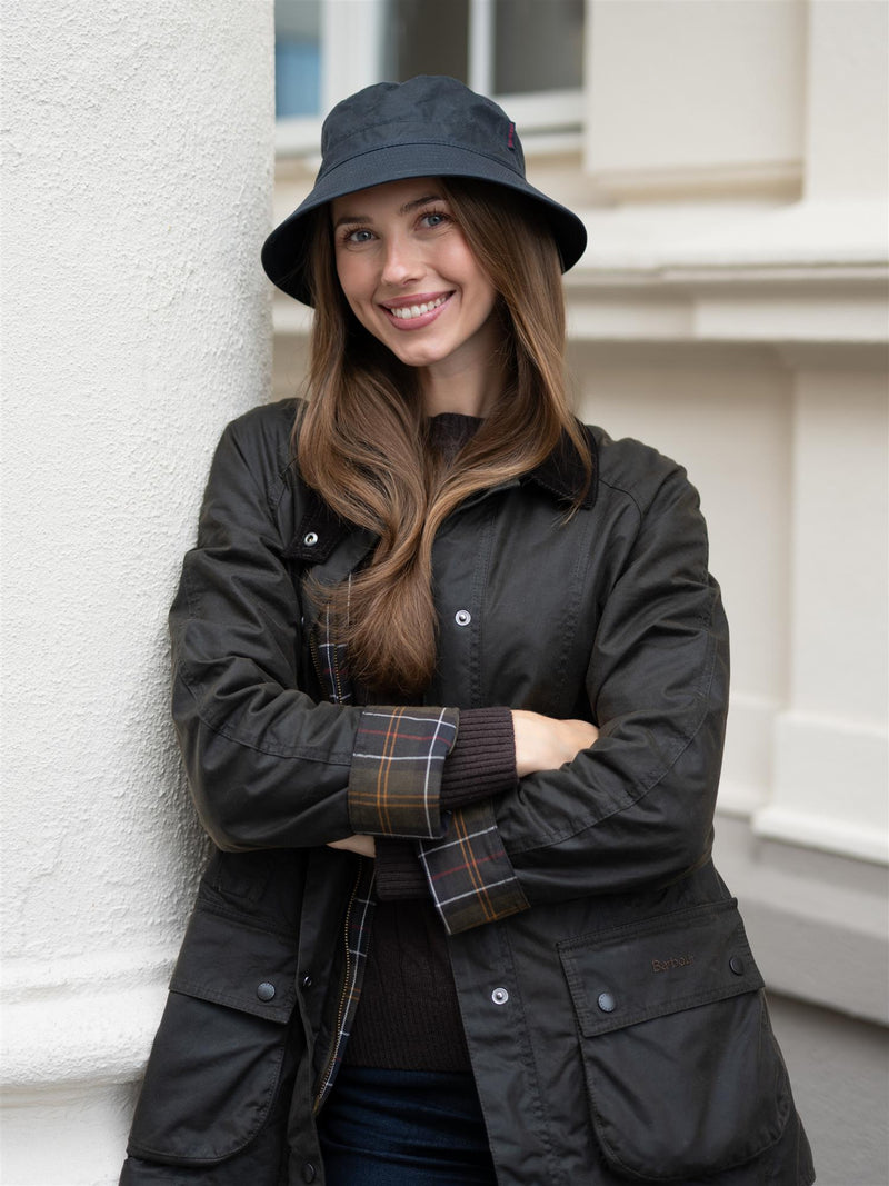 Barbour Wax Sports Hat Navy