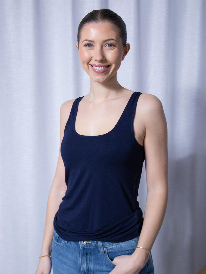 Riccovero Fellini Top Navy