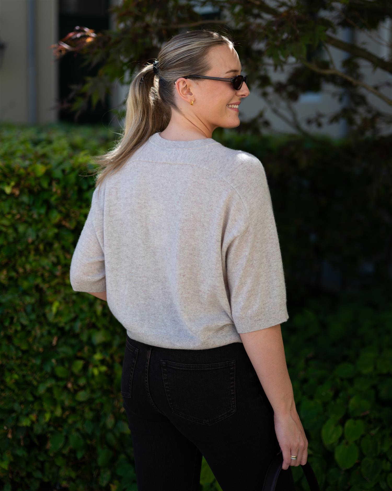 Lilou pullover ¾ Sand
