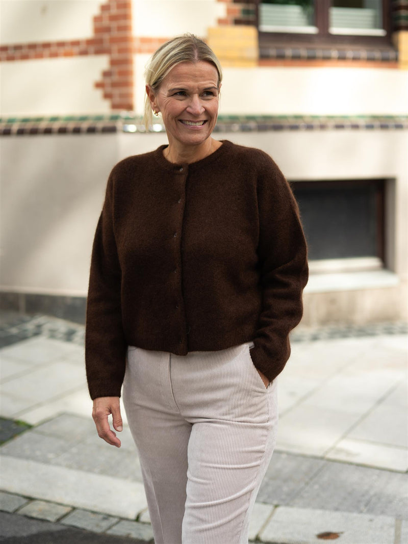 ONE and OTHER Toni Cardigan Espresso