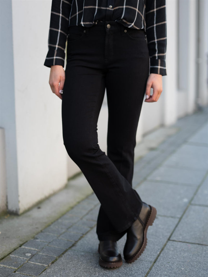 Cambio Paris Flared Black