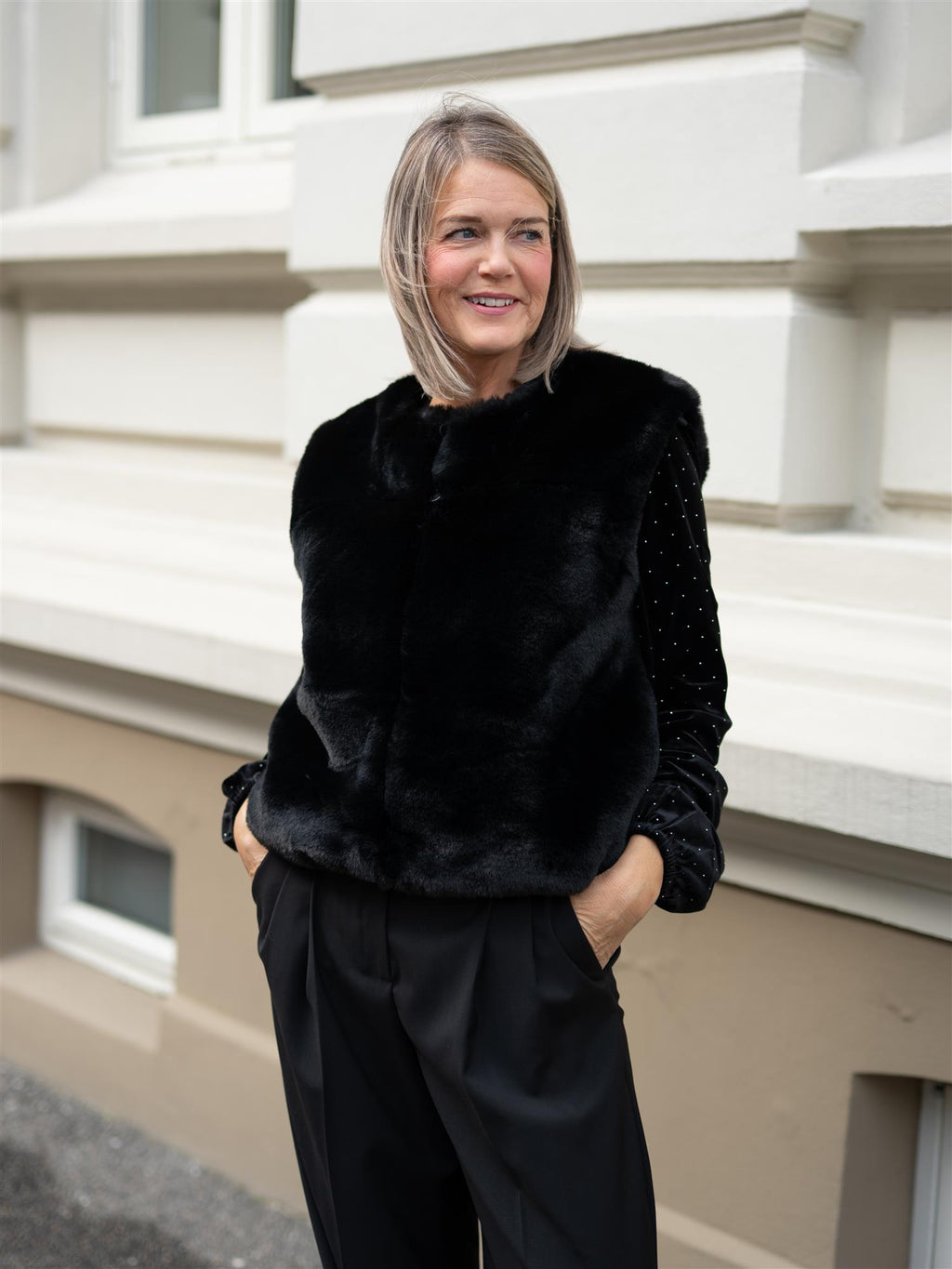 Ella&il Norah Fake Fur Vest