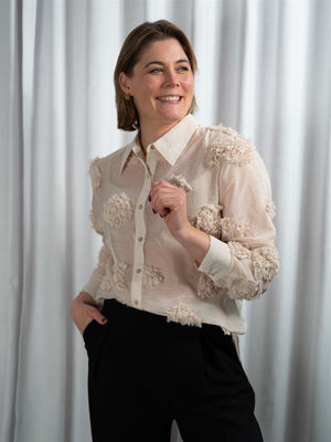 ONE and OTHER Mina Shirt Pale Blush