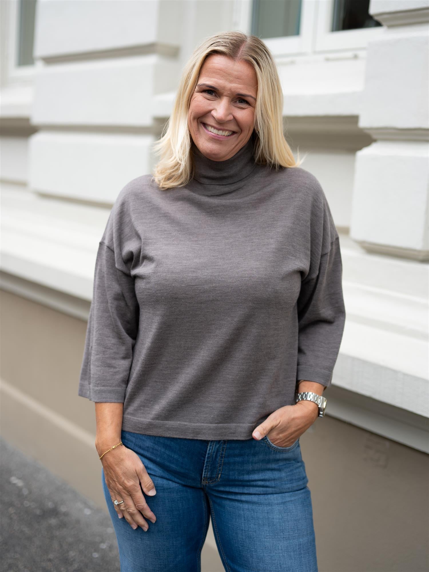 Christian Aks Tia Merino Knit Wood