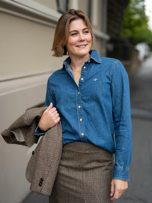 Gant Reg Denim Shirt Indigo