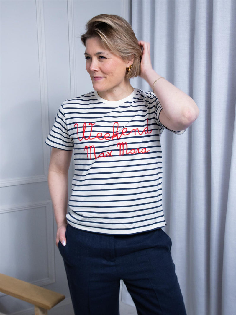 Max Mara Olga Navy Logo
