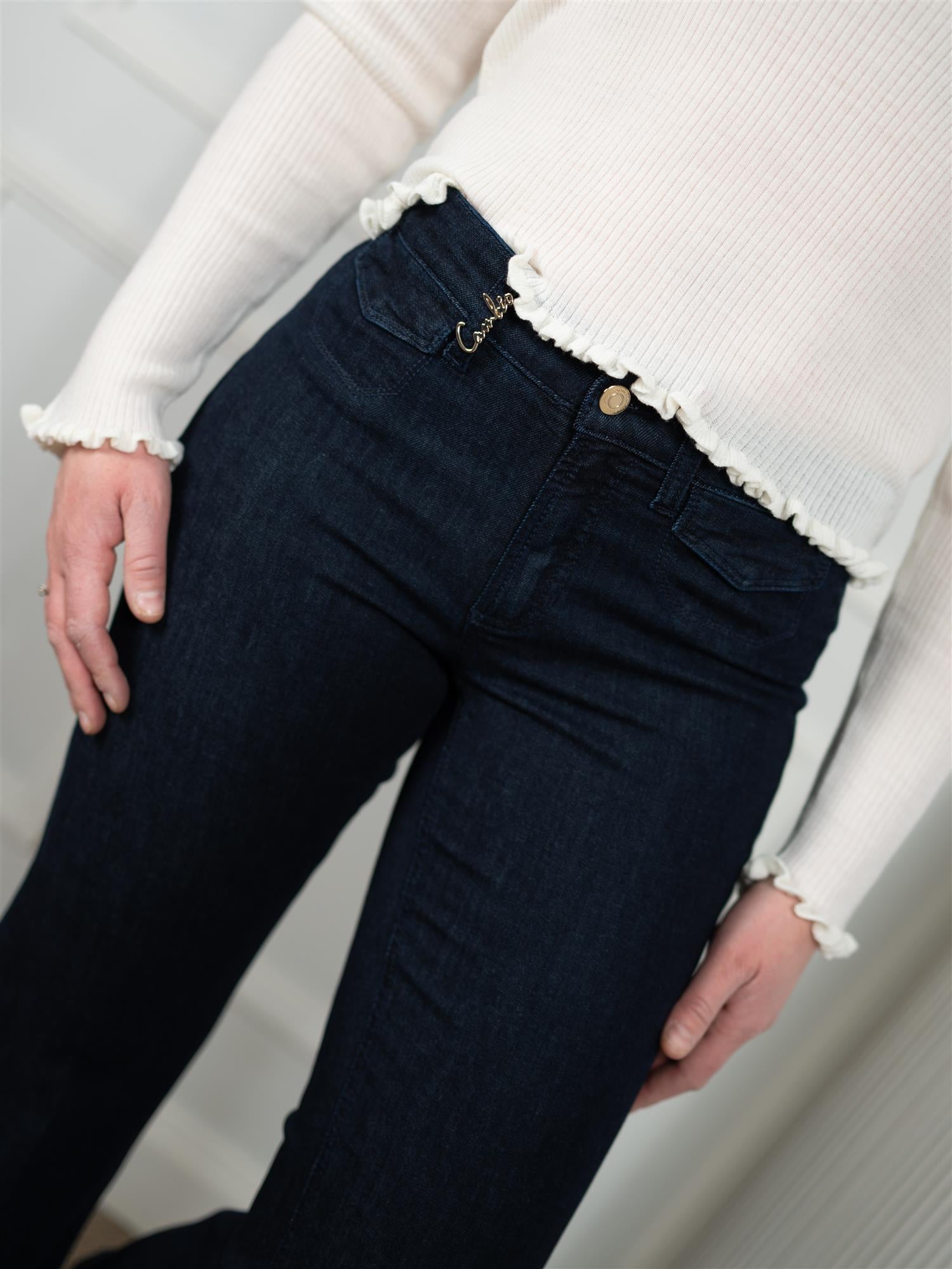 Cambio Fabienne Pocket Cropped Modern Rise