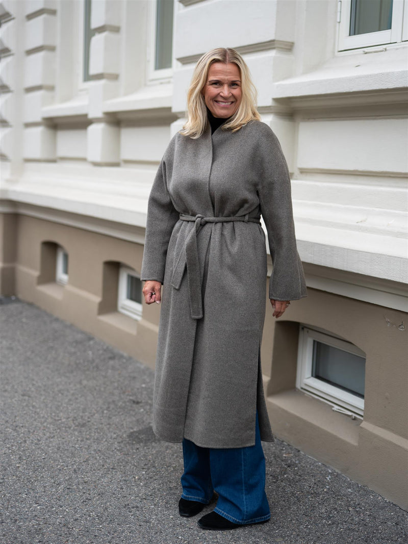 Christian Aks Petra Wool Coat Wood