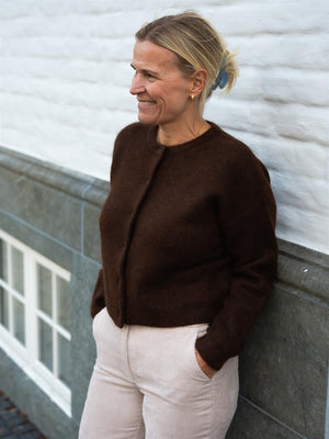 ONE and OTHER Toni Cardigan Espresso