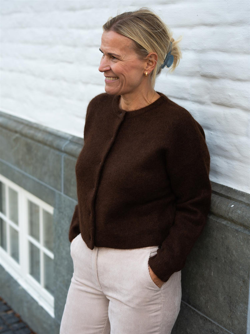 ONE and OTHER Toni Cardigan Espresso