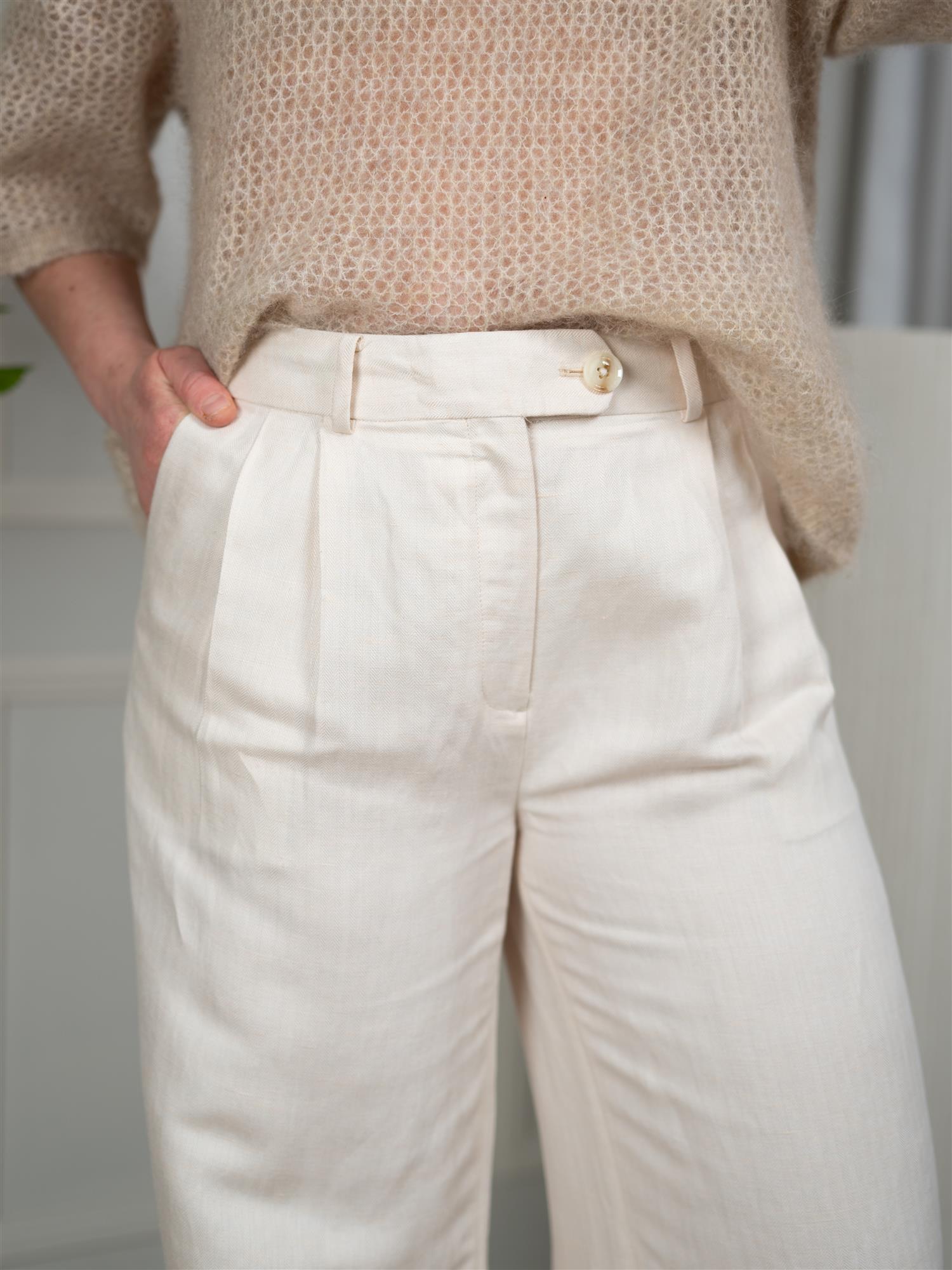Camilla Pihl Angie Trouser Cream