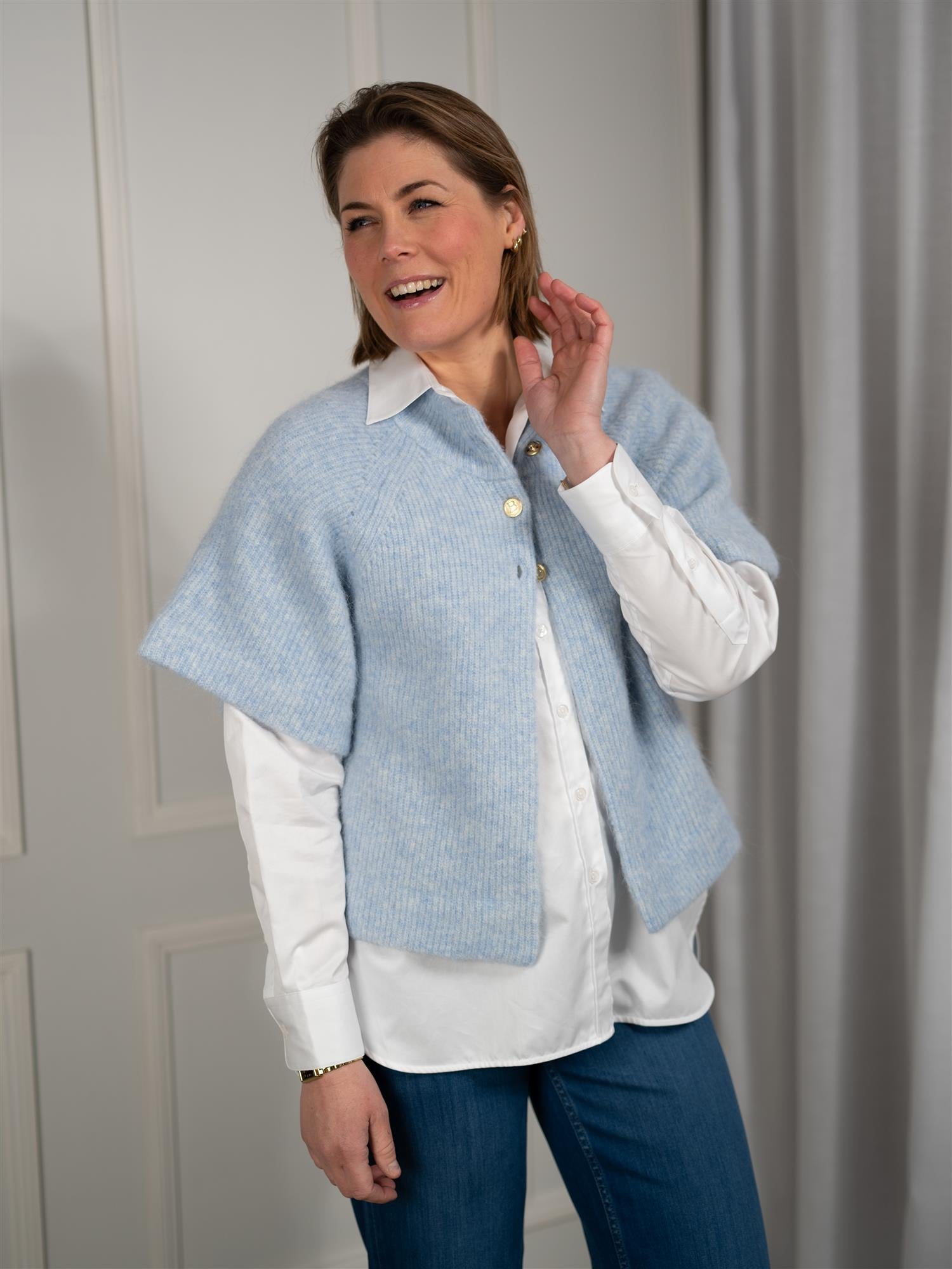 Busnel Vilanie Cardigan Ice Blue
