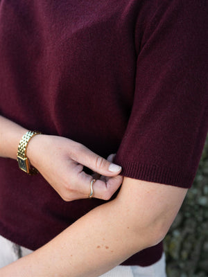 Dear Dharma Marthe Tee Plum