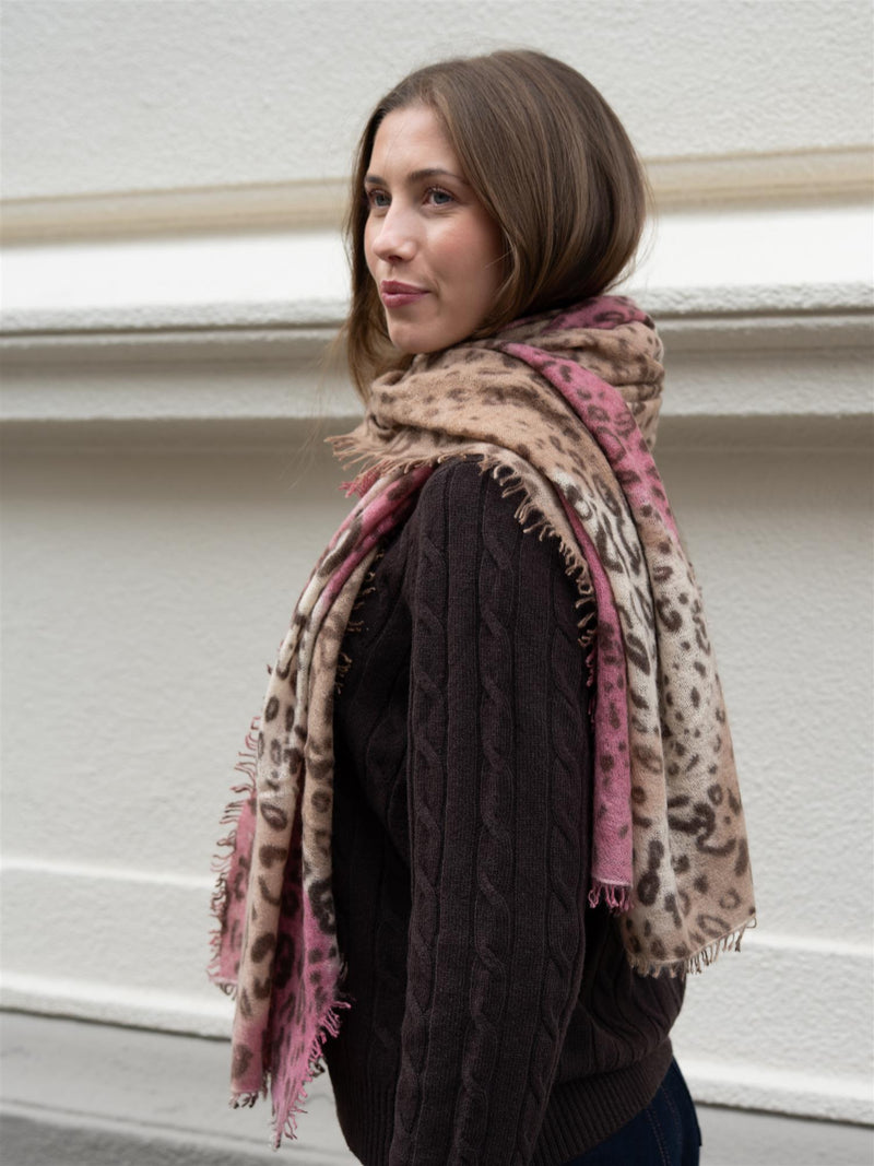 Mala Alisha Lizard Camel/Pink