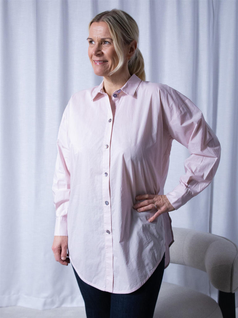 Bitte Kai Rand Core Cotton Shirt Pale Pink
