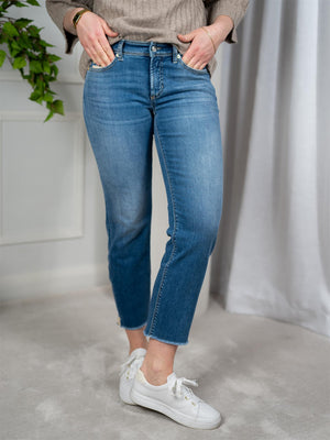 Cambio Piper Short Håkeldetail medium Fringed Hem