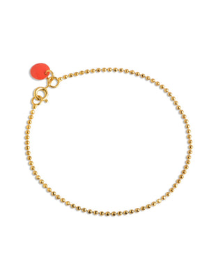 Enamel Ball Chain Bracelet