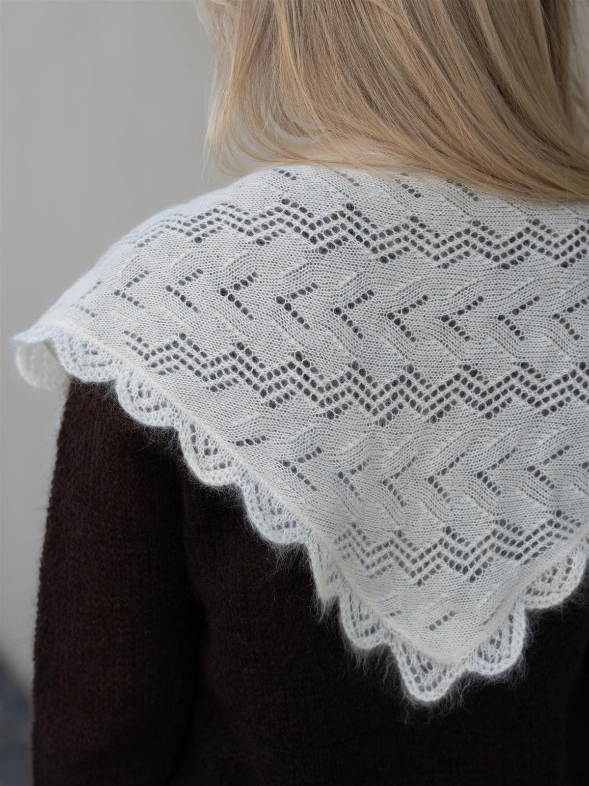 Opany Triangle Scarf Birch White