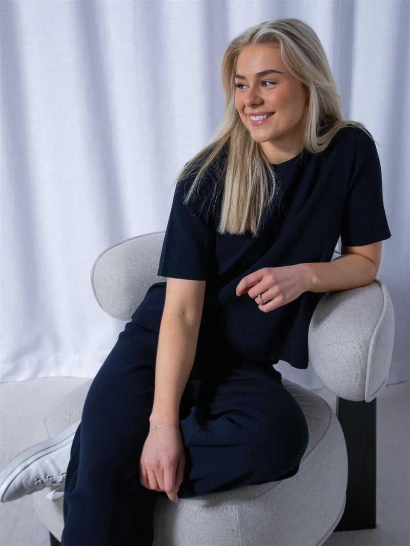 Stenströms Juliana Short Sleeve Navy