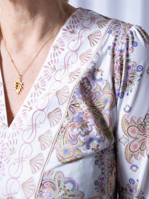 Hale Bob Ailani Blouse Ivory