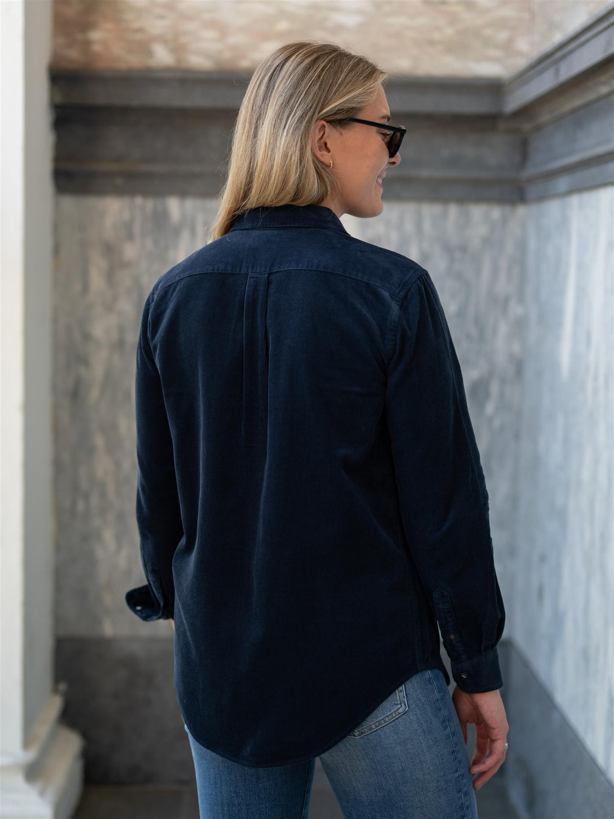 Woven Sport Shirt Navy