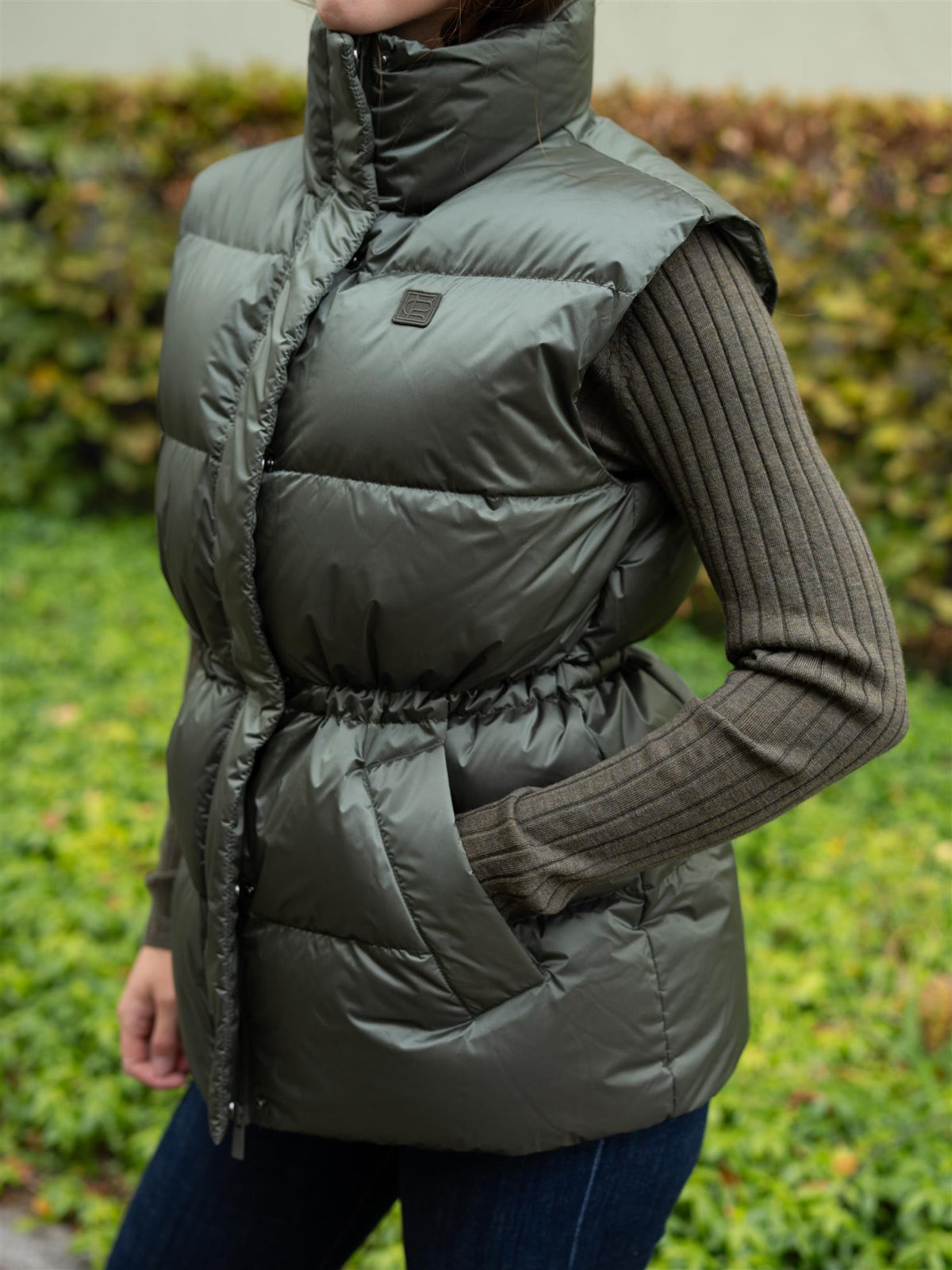 Lennox Down Vest Olive