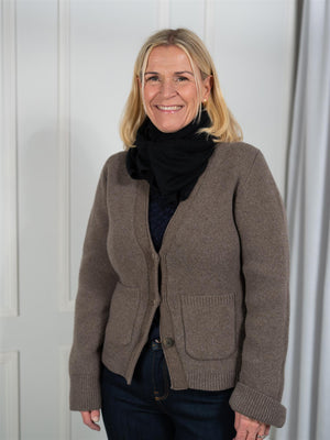 Natura Cashmere Cortina Luxury Scarf Black