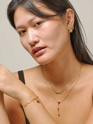 Enamel Melia Chunky Hoops