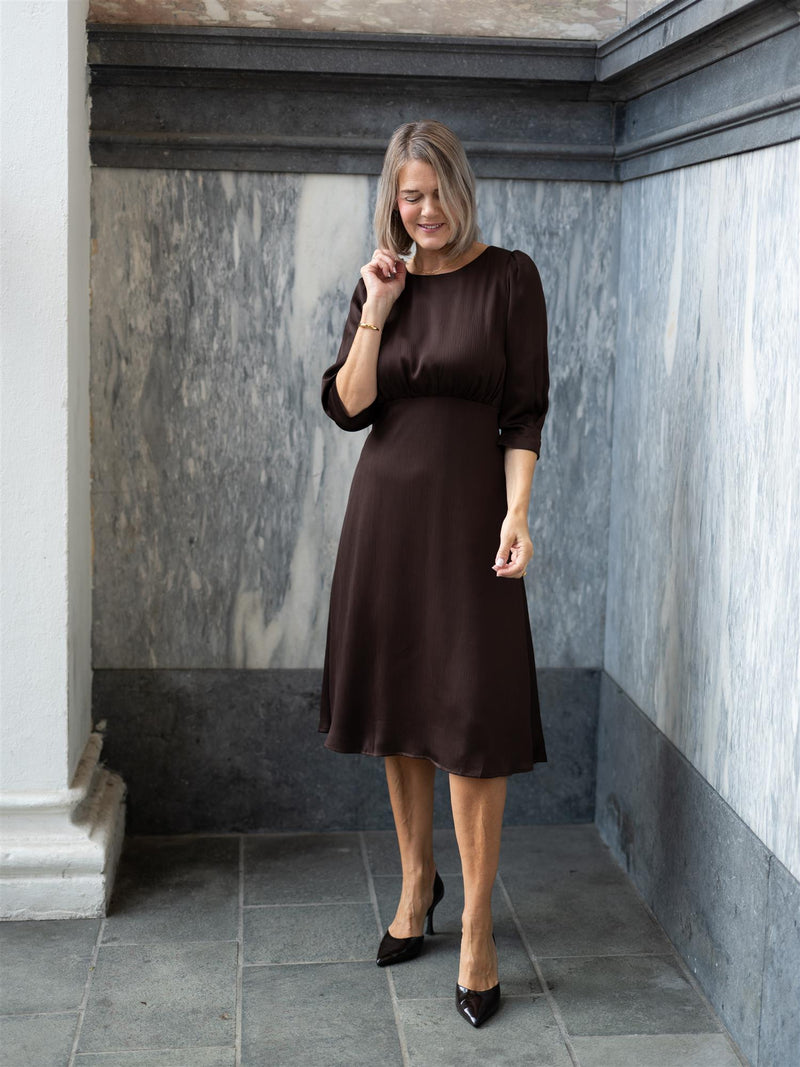Riccovero Cinco Dress Brown